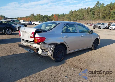 2009 Toyota Corolla Le из США, поврежденный, VIN 2T1BU40E39C170520
